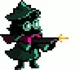 ralsei with a gun