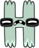 H from Alphabet Lore