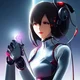 A Cyborg Anime Girl