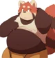 Fat Red Panda