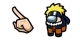 Among us Naruto 
