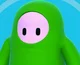 Green fall guy