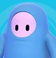 Blue fall guy