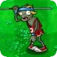 Pole vaulting zombie