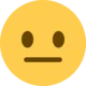 neutral face emoji