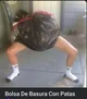 Bolsa con patas