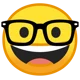 Emoji with glasses