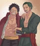 Luffy and zoro