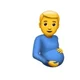 Pregnant man emoji