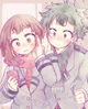 Ochaco and Deku 