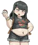 Chubby Goth Girl