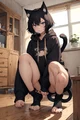 Hateful cat girl