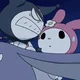 Kuromi and My Melody