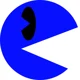 Blue pacman