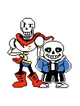 Sans and papyrus
