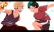 -Izuku and Bakugou-