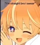 Bro Im straight 