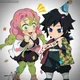 Mitsuri and Giyuu