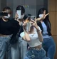 A K-pop girl group 