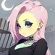 Fluttershy goth
