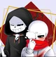 Geno and reaper sans
