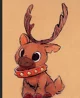 Anime cute Raindeer 