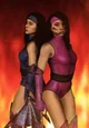 Kitana and Mileena