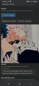 Bakugou mimado