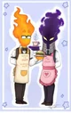 Grillby and Kurogiri