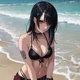 Emo Beach Girl