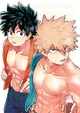 IZUKU AND BAKUGO