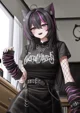 Goth Cat Girl