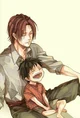 Shanks and luffy