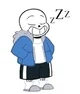 Sans sleeping 