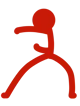 Red stickman