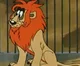 Lion on the cage 