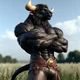 A gentle Minotaur 