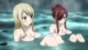 Lucy y Erza en sauna