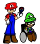 Mario y LUGI FNF MOD