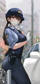 Anime cop girl
