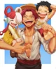Shanks and Luffy 
