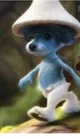 Smurf dog