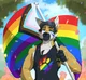 LGBTQ Anthro Wolf