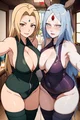 Tsunade and Kaguya