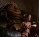 Jabba and Leia