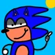 Sanic blue