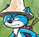 Smurf cat canon
