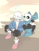 Sans and Blueberry 