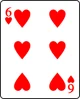 Six of Hearts