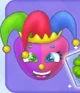 Purple clown